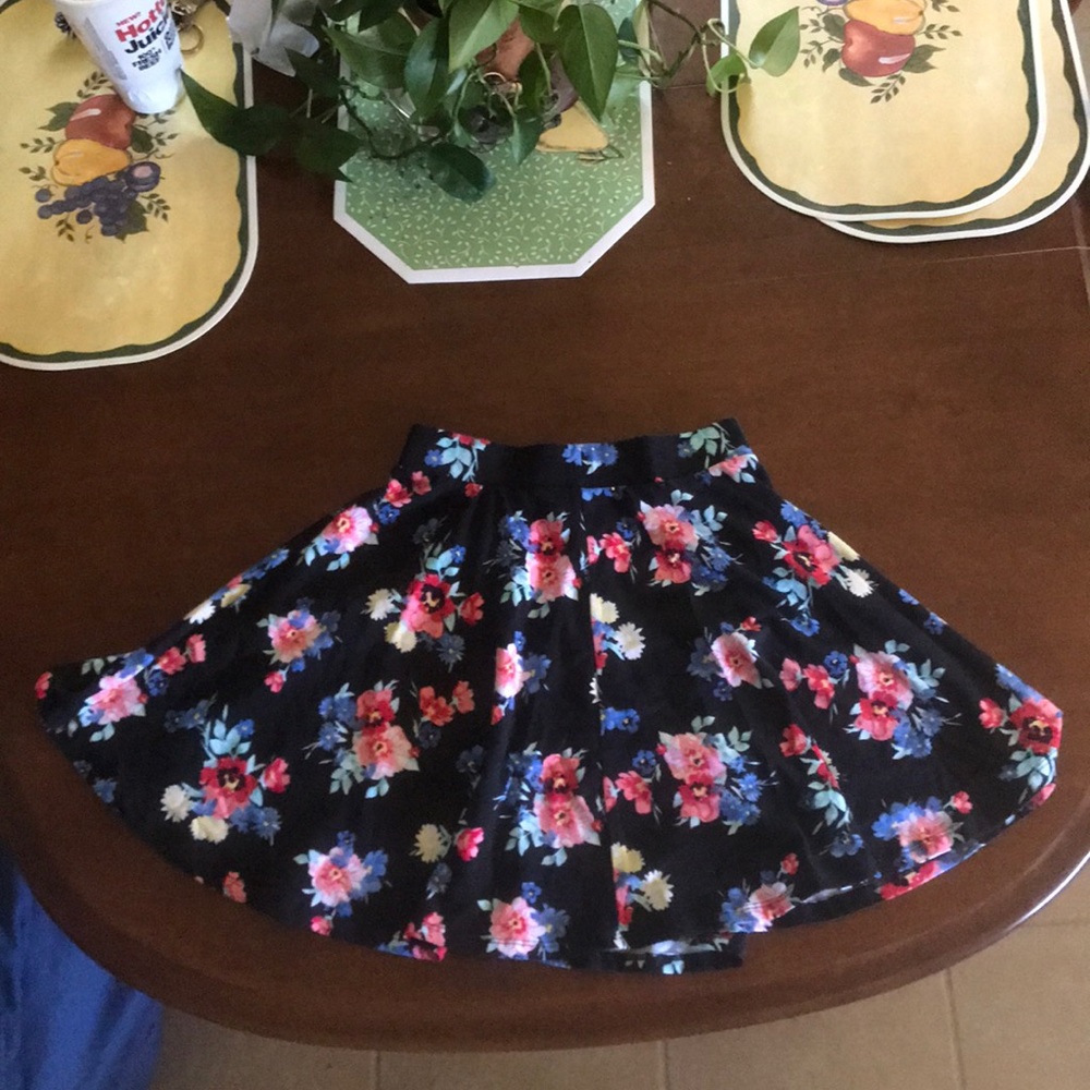 Floral Skater Skirt